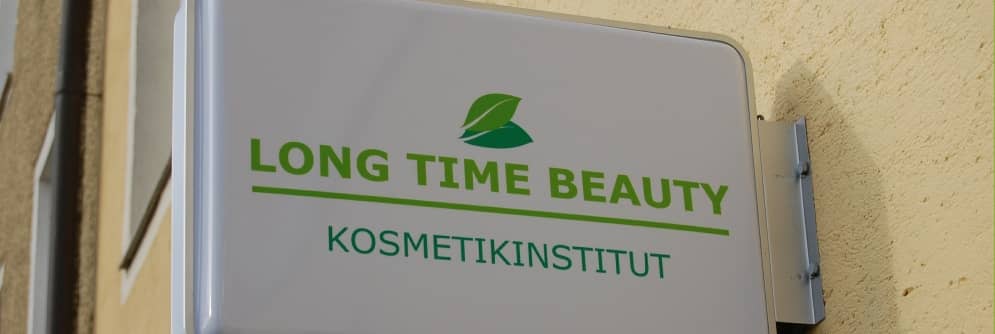 Long Time Beauty Außenfassade Kosmetikinstitut in München